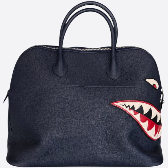 Hermes Indigo Blue Togo Monster Bolide 45 - Picture 3 of 6